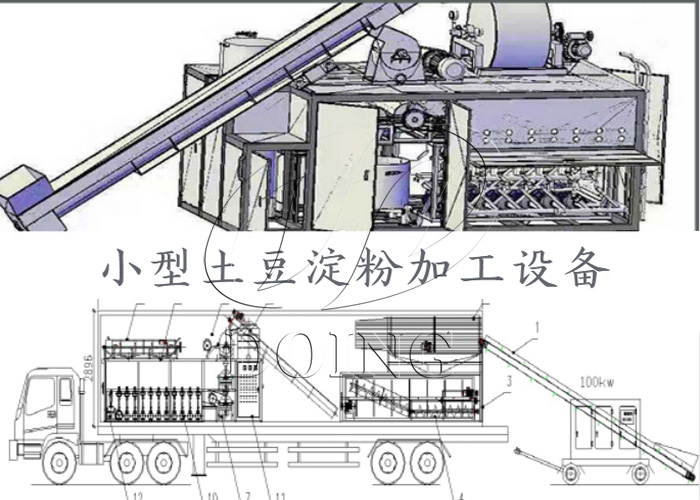 小型土豆淀粉加工設備